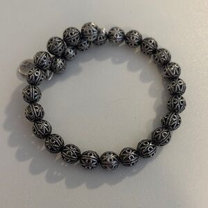 Elegant Silver Beaded Bracelet Alex and Ani